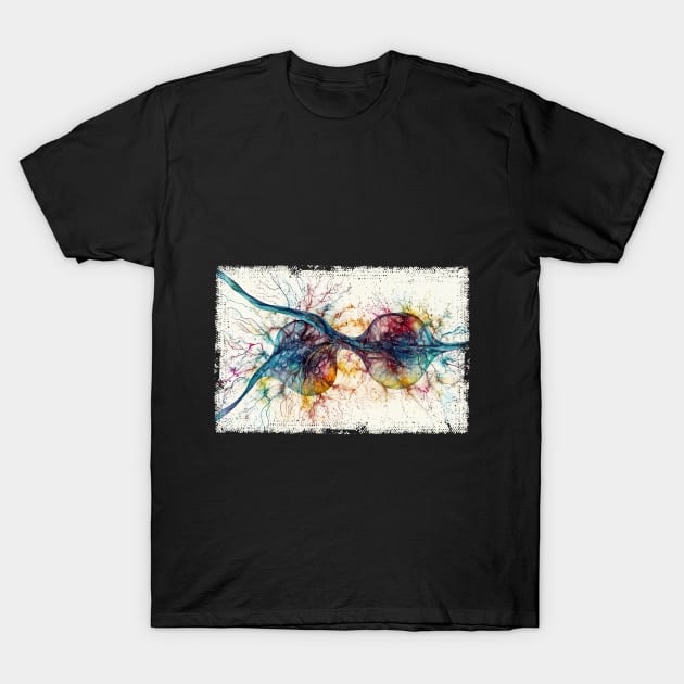 Abstract Human nerve cell T-Shirt by erzebeth